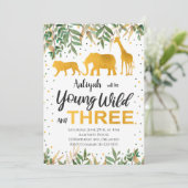 ヤングワイルドスリーサファリ招待状 招待状 (スタンド正面)
