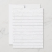 ヤングワイルドスリーベアーワイルドフラワー誕生日 招待状 (裏面)