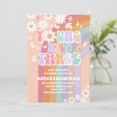 ヤングワイルドスリー誕生日招待状 招待状 (スタンド正面)