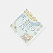 ヤングワイルド3レトロレインボー3日 スタンダードカクテルナプキン (角)