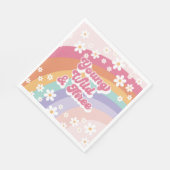 ヤングワイルド3レトロレインボー3日 スタンダードランチョンナプキン (角)