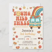 ヤングワイルド3レトロレインボー3日 招待状 (正面)