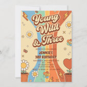 ヤングワイルド3レトロレインボー3日 招待状 (正面)