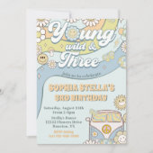 ヤングワイルド3レトロレインボー3日 招待状 (正面)