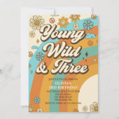 ヤングワイルド3レトロレインボー3日 招待状 (正面)