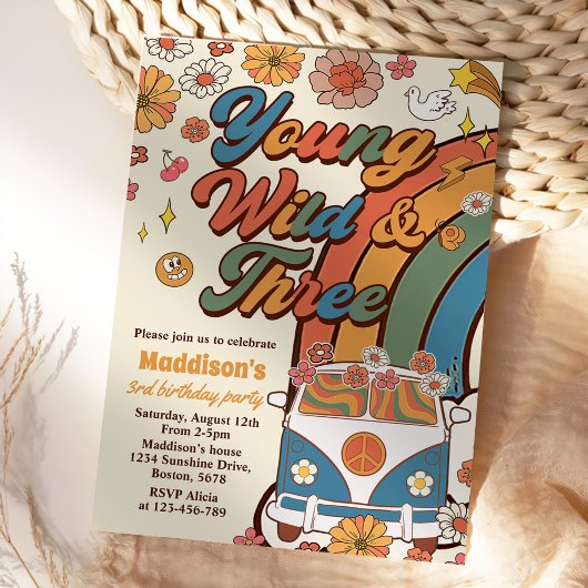 ヤングワイルド3レトロレインボー3日 招待状