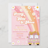 ヤングワイルド3レトロレインボー3日 招待状 (正面)