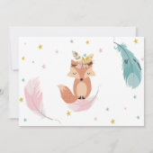 ヤングワイルド&スリーカスタムフォトベビーガール誕生日 招待状 (裏面)