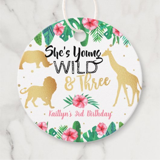 ヤングワイルド&スリーガールズサード誕生日 フェイバータグ (正面)