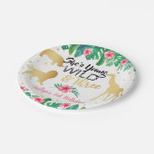 ヤングワイルド&スリーガールズサード誕生日 ペーパープレート (アングル)