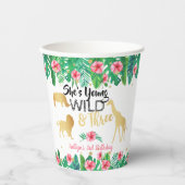 ヤングワイルド&スリーガールズサード誕生日 紙コップ (正面)