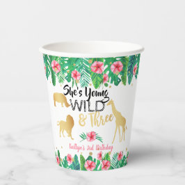 ヤングワイルド&スリーガールズサード誕生日 紙コップ