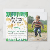 ヤングワイルド&スリーボーイズ第3誕生日招待状 招待状 (正面)