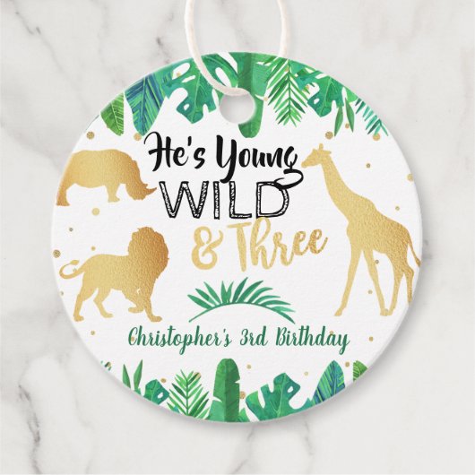 ヤングワイルド&スリーボーイズ第3誕生日 フェイバータグ (正面)