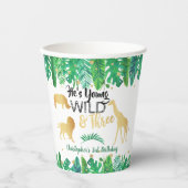 ヤングワイルド&スリーボーイズ第3誕生日 紙コップ (正面)