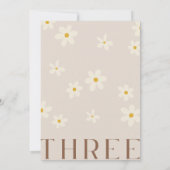 ヤングワイルド&スリー誕生日招待状 招待状 (裏面)