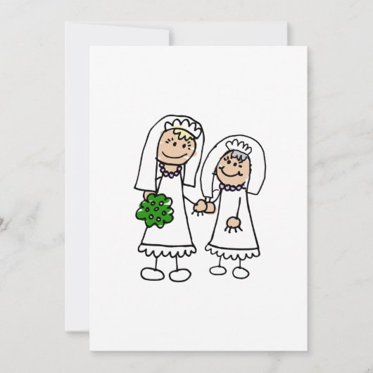 ヤング·アンド·オールド·ブライド 招待状 (正面)