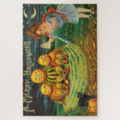 ヤング・ウィッチの醸造: マジック祭壇のカボチャの男たち ジグソーパズル (縦)