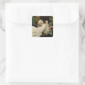 ヤング・ウーマン喫煙, 1894 スクエアシール (バッグ)