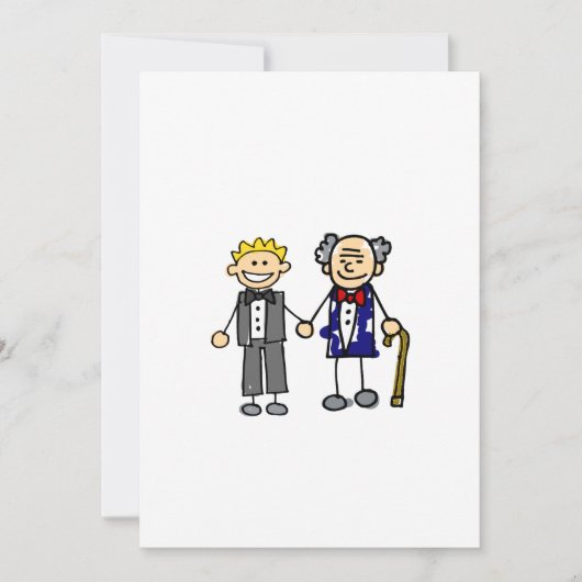 ヤング·オールド·ゲイ結婚ズ 招待状 (正面)