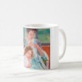 ヤング・マザー・裁縫・メアリーカッサット コーヒーマグカップ (正面右)