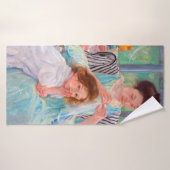 ヤング・マザー・裁縫・メアリーカッサット バスタオル (バスタオル)