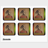 ヤング・ラス、ヤング・ハイレ・セラシーI、ジャ・ラスタファリ スクエアシール (シート)