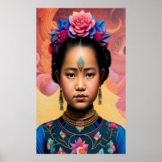 ヤング・リトル・プリンセス・ポートレート ポスター (正面)