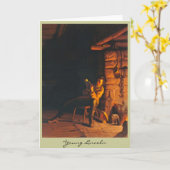 ヤング・リンカーン カード (黄色い花)