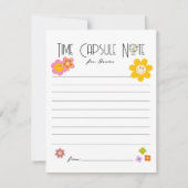 ヤング、ワイルド、および3 |時間カプセルのメモ |スマイル ノートカード (正面)