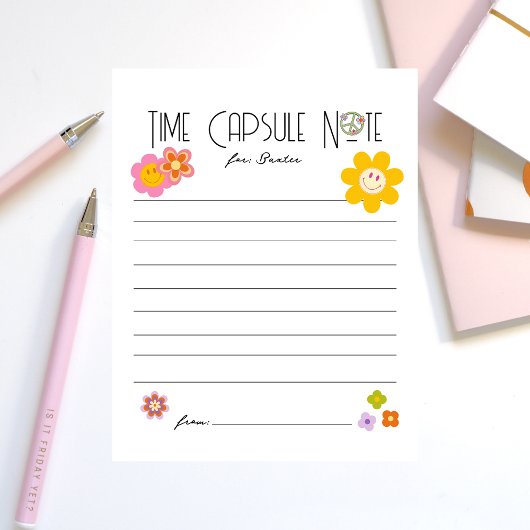 ヤング、ワイルド、および3 |時間カプセルのメモ |スマイル ノートカード