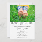 ヤング、ワイルド、および3 | B-Dayフォト招待状 |色 招待状 (正面)