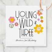 ヤング、ワイルド、および3 | B-Dayメッセージカード |スマイル フェイバータグ (裏面)