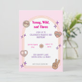 ヤング・ワイルド・アンド・スリーの誕生日招待状 招待状 (スタンド正面)