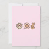 ヤング・ワイルド・アンド・スリーの誕生日招待状 招待状 (裏面)