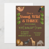 ヤング・ワイルド・アンド・スリー インビテーション 招待状 (正面/裏面)