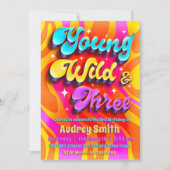 ヤング ワイルド アンド スリー - グルービー 招待状 (正面)