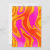 ヤング ワイルド アンド スリー - グルービー 招待状 (裏面)