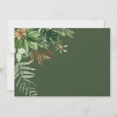 ヤング ワイルド アンド スリー ジャングル アニマルズ バースデー フォト 招待状 (裏面)