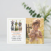 ヤング ワイルド アンド スリー バースデー パーティーの写真 招待状 (スタンド正面)