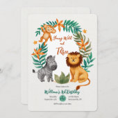 ヤング ワイルド アンド スリー 招待状 (正面/裏面)