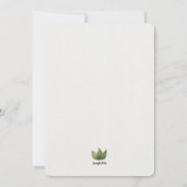 ヤング ワイルド アンド スリー 招待状 (裏面)