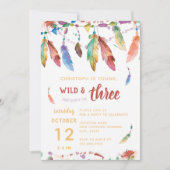 ヤング·ワイルド·アンド·スリー//第3誕生日招待状 招待状 (正面)