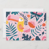 ヤング・ワイルド・スリーガール誕生日招待状 招待状 (裏面)