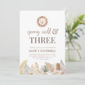 ヤング・ワイルド・スリーニュートラル葉招待状 招待状 (スタンド正面)