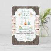 ヤング・ワイルド・スリーボーイ誕生日招待状 招待状 (スタンド正面)