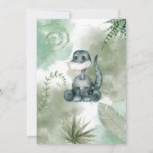 ヤング・ワイルド&スリー恐竜誕生日 招待状 (裏面)