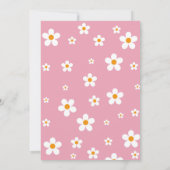 ヤング ワイルド スリー グルービー 3rd ピンク ガールズ レトロ 1970年代 招待状 (裏面)