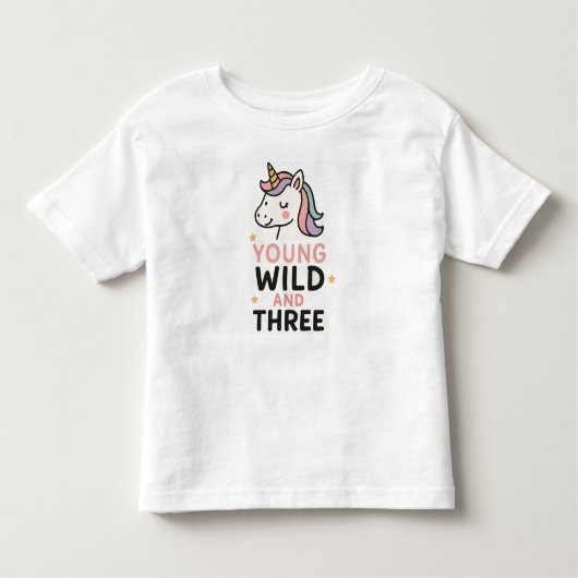 ヤング・ワイルド&スリー トドラーTシャツ (正面)