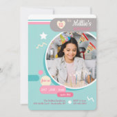 ヤングatハート1フォト誕生日招待状 招待状 (正面)